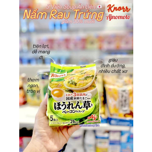 Soup Trứng Nấm Rau Củ Ajinomoto 5 Gói 🇯🇵