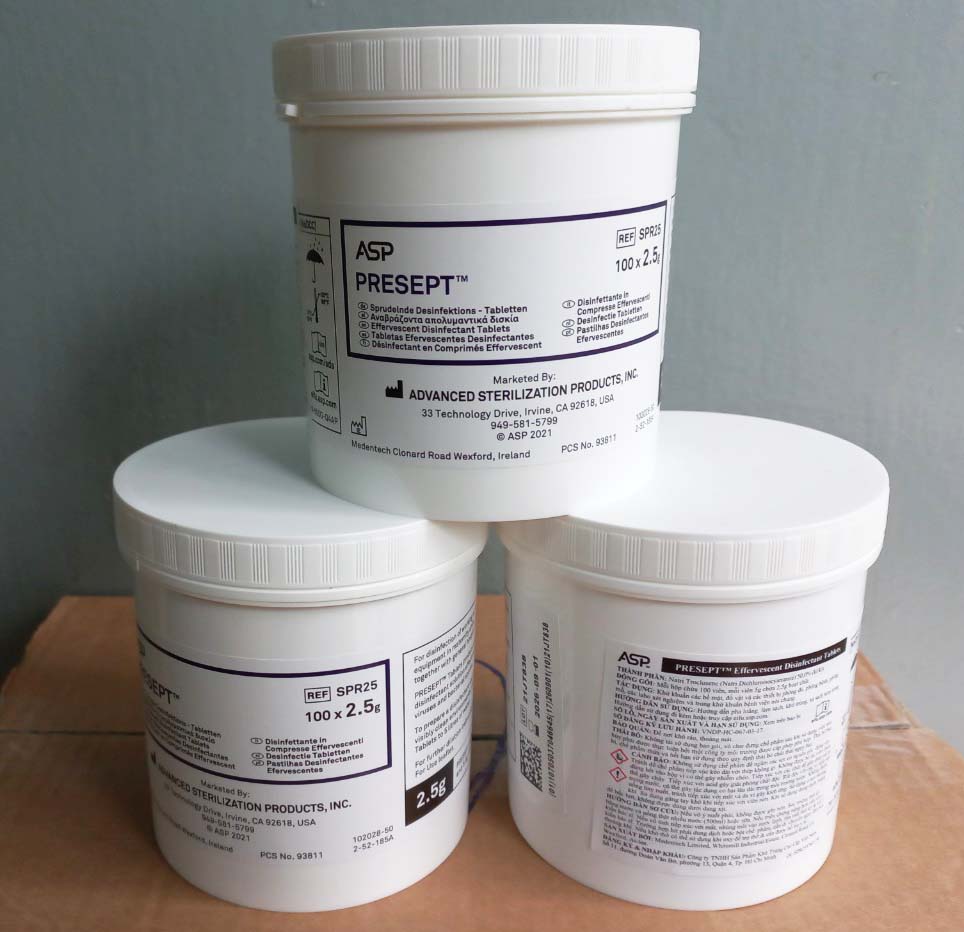 Viên nén khử khuẩn Presept 2.5 gr