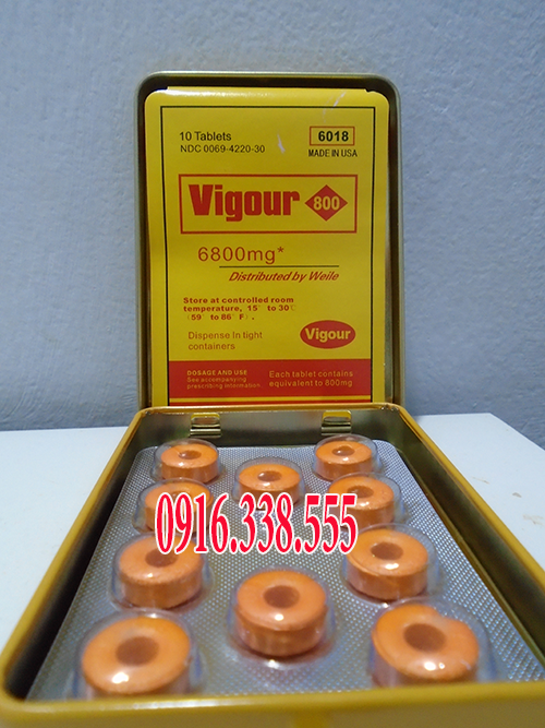 Thuốc Cương dương dạng viagra thảo dược (vigour 6800 mg 6018 made in USA)