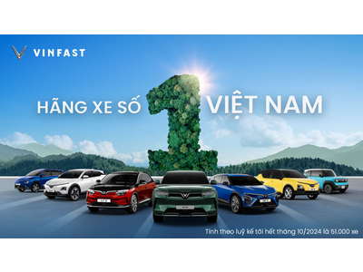VINFAST CHIẾM THỊ PHẦN SỐ 1 VIỆT NAM