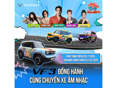 Vinfast Long Biên thông báo chương trình chuyến xe âm nhạc