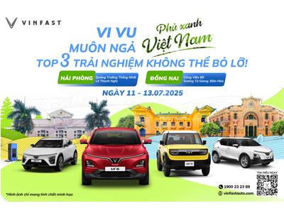 VINFAST LONG BIÊN THÔNG BÁO CHƯƠNG TRÌNH PHỦ XANH VIỆT NAM