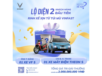 VINFAST LONG BIÊN XIN CHÚC MỪNG HAI KHÁCH HÀNG MAY MẮN