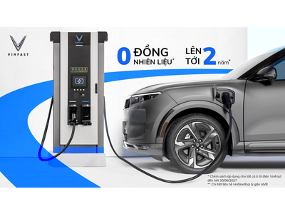 VinFast miễn phí sạc pin cho tất cả ô tô điện đến ngày 30/12/2027