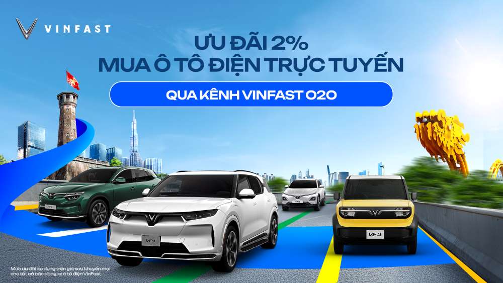 VinFast O2O: Hành Trình Tiên Phong, Ưu Đãi Đột Phá - Nâng Tầm Trải Nghiệm Khi Mua Xe Điện Trực Tuyến
