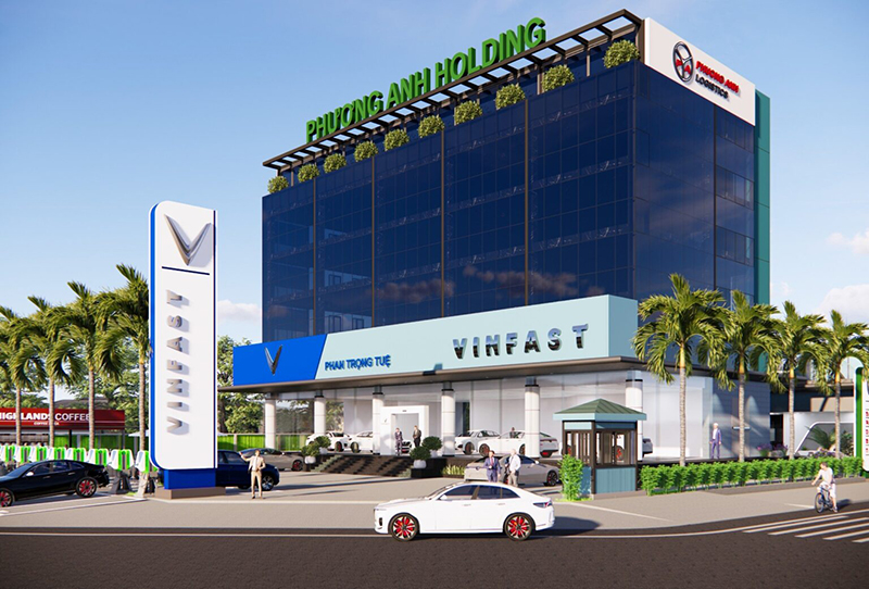 VinFast Quận 12 thuộc hệ thống Showroom của VinFast Phan Trọng Tuệ chung chủ đầu tư Phương Anh Logistics - một doanh nghiệp lâu năm trong giới vận tải
