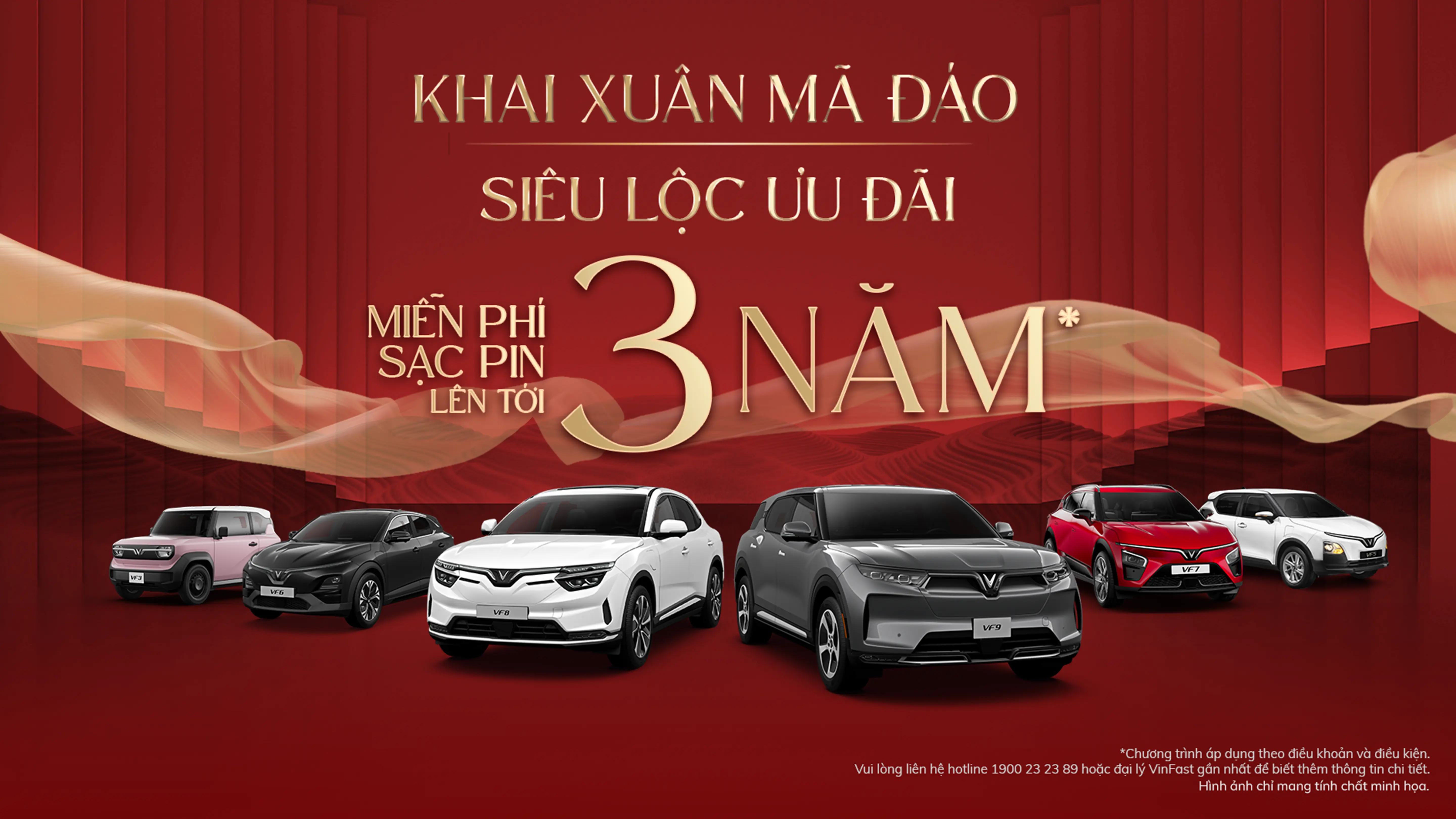 VinFast tặng quà tết “khủng” - lên tới 3 năm sạc pin miễn phí cho khách hàng