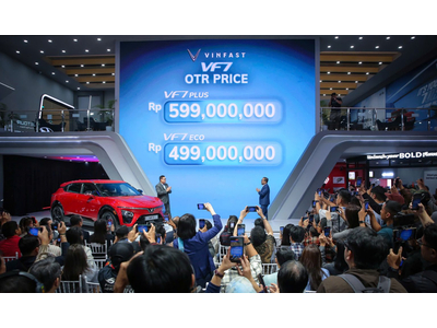 VinFast VF 7 Chính Thức Ra Mắt Tại Indonesia Với Giá Bán Hấp Dẫn