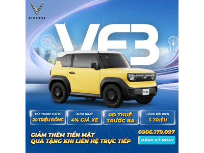 VinFast VF3 Thêm Phiên Bản Nâng Cấp Mới Nhất 2025