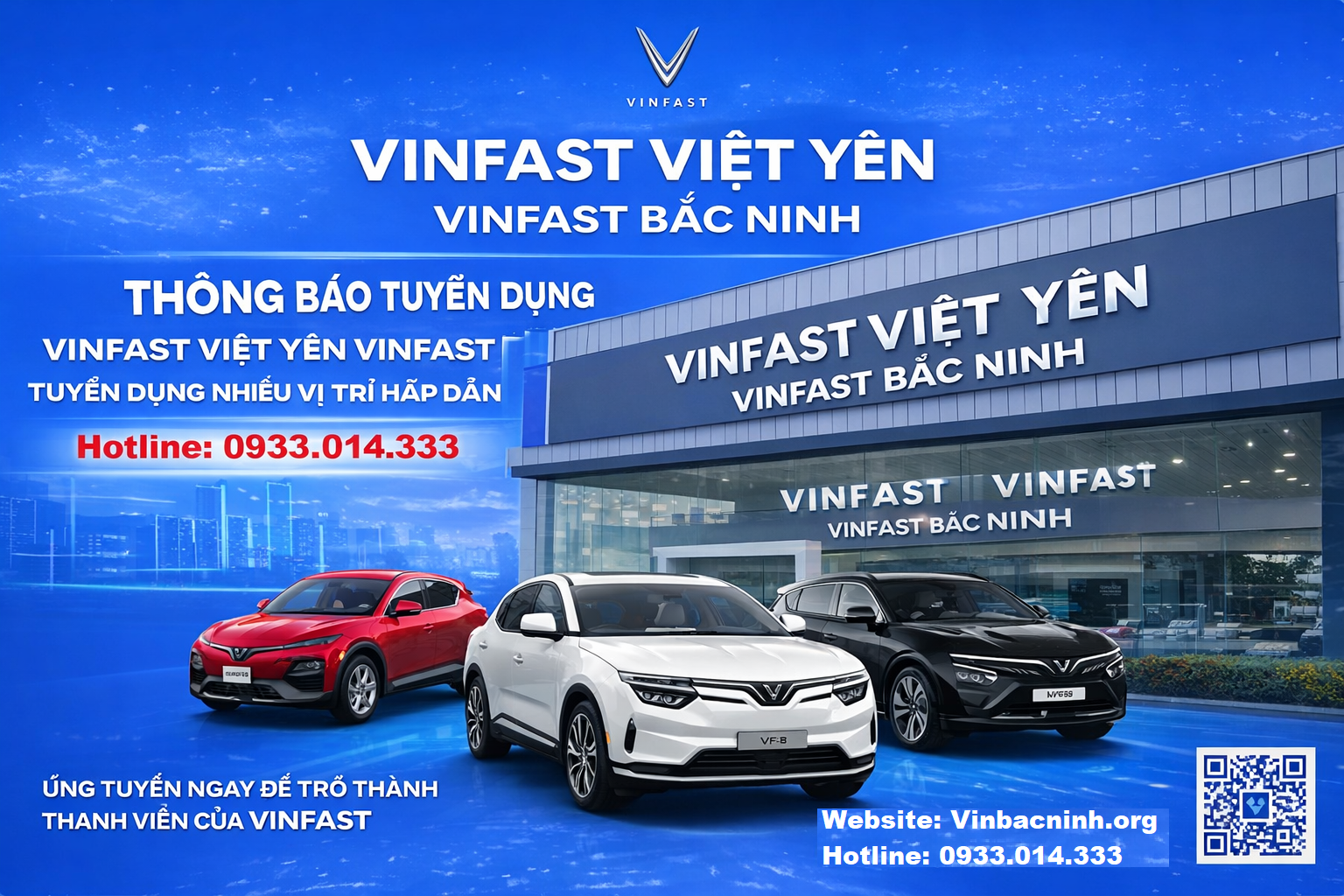 🚨 VinFast Việt Yên tuyển dụng – Cơ hội việc làm hấp dẫn tại Vinfast Bắc Ninh