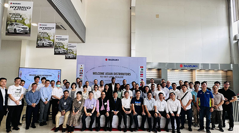 VINH HẠNH ĐƯỢC ĐÓN TIẾP ĐOÀN SUZUKI CHÂU Á ĐẾN THAM QUAN TẠI ĐẠI LÝ SUZUKI VIỆT LONG QUẬN 12