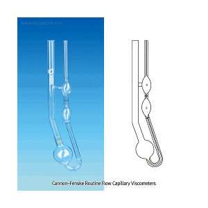 Nhớt kế mao quản thủy tinh chảy xuôi Witeg Viscometer