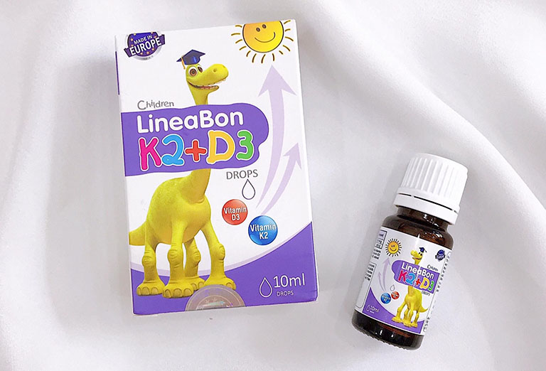 Vitamin D3 + K2 Lineabon Drops 10ml (chai)