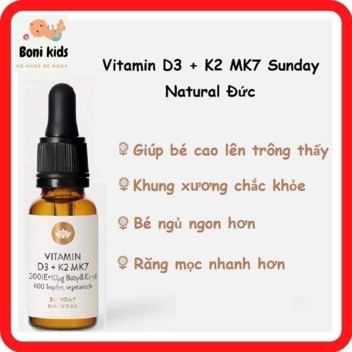 Vitamin D3 K2 MK7 Đức 20ml