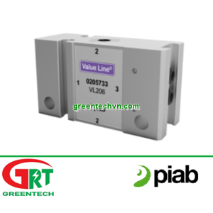VL206 | Piab | Bộ tao khí chân không - áp suất âm - đường ống 6mm | Piab Vietnam