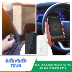 Công Tắc Cửa Cuốn Thông Minh 4G Wifi Tuya Điều Khiển Bật Tắt Từ Xa