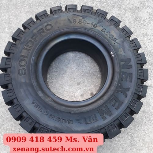 Vỏ đặc xe nâng 6.50-10 Nexen Hàn Quốc