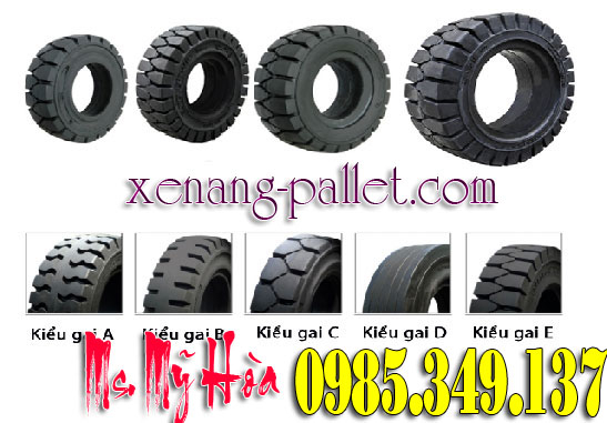 Vỏ đặc xe nâng Bridgestone 10.00-20