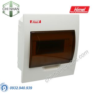Vỏ tủ điện nhựa âm tường 6 module (162x200x90) - HDPZ50PR6IP30F - Himel