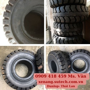 Vỏ xe nâng đặc Dunlop Thái Lan