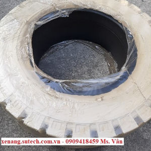 Lốp xe nâng đặc màu trắng