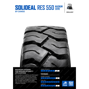 Vỏ xe nâng Solideal RES 550 – Magnum Series, thương hiệu đến từ Srilanka