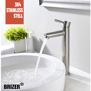 Vòi Lavabo Inox 304 Nóng Lạnh Brizer BZ4474