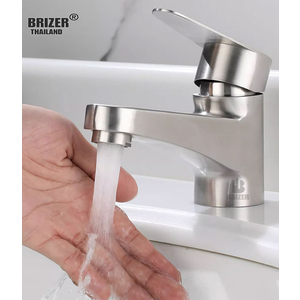 Vòi Lavabo Inox 304 Nóng Lạnh Brizer BZ4476