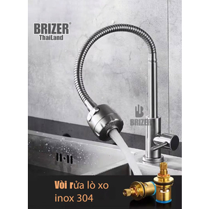 Vòi Rửa Chén Lạnh Inox 304 Brizer BZ2024