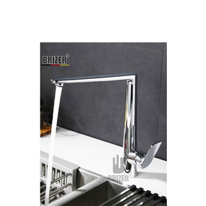 Vòi Rửa Chén Nóng Lạnh Đồng Thau Mạ Crom/Nikel Brizer BZ1012
