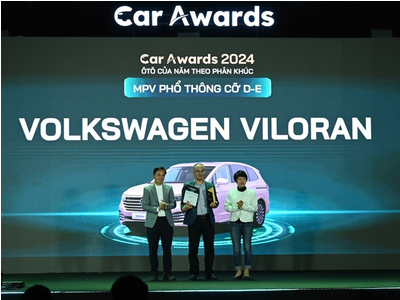 Volkswagen Viloran đạt giả thưởng Ô tô của năm phân khúc trong phân khúc MPV