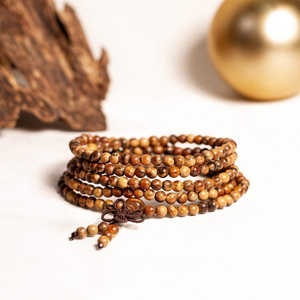 Vòng Tay Trầm Hương 108 Hạt - 5li