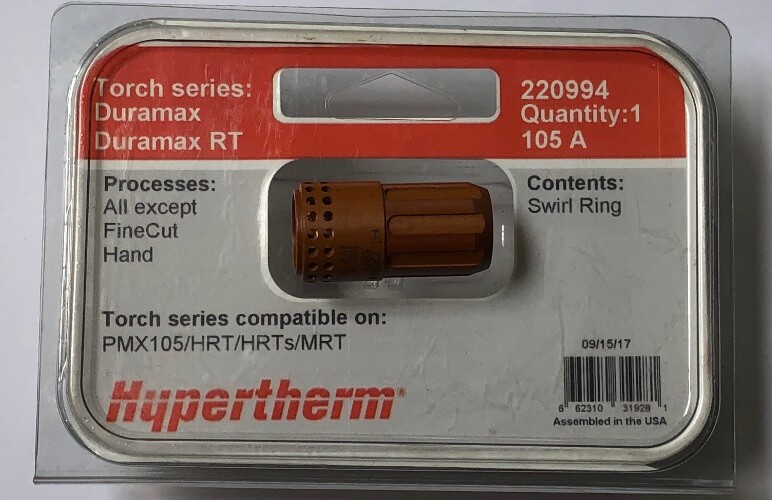 Vòng xoáy khí 220994 swirl ring Hypertherm