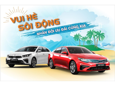 Vui Hè Sôi Động, Nhân Đôi Ưu Đãi Khi Mua Xe KIA