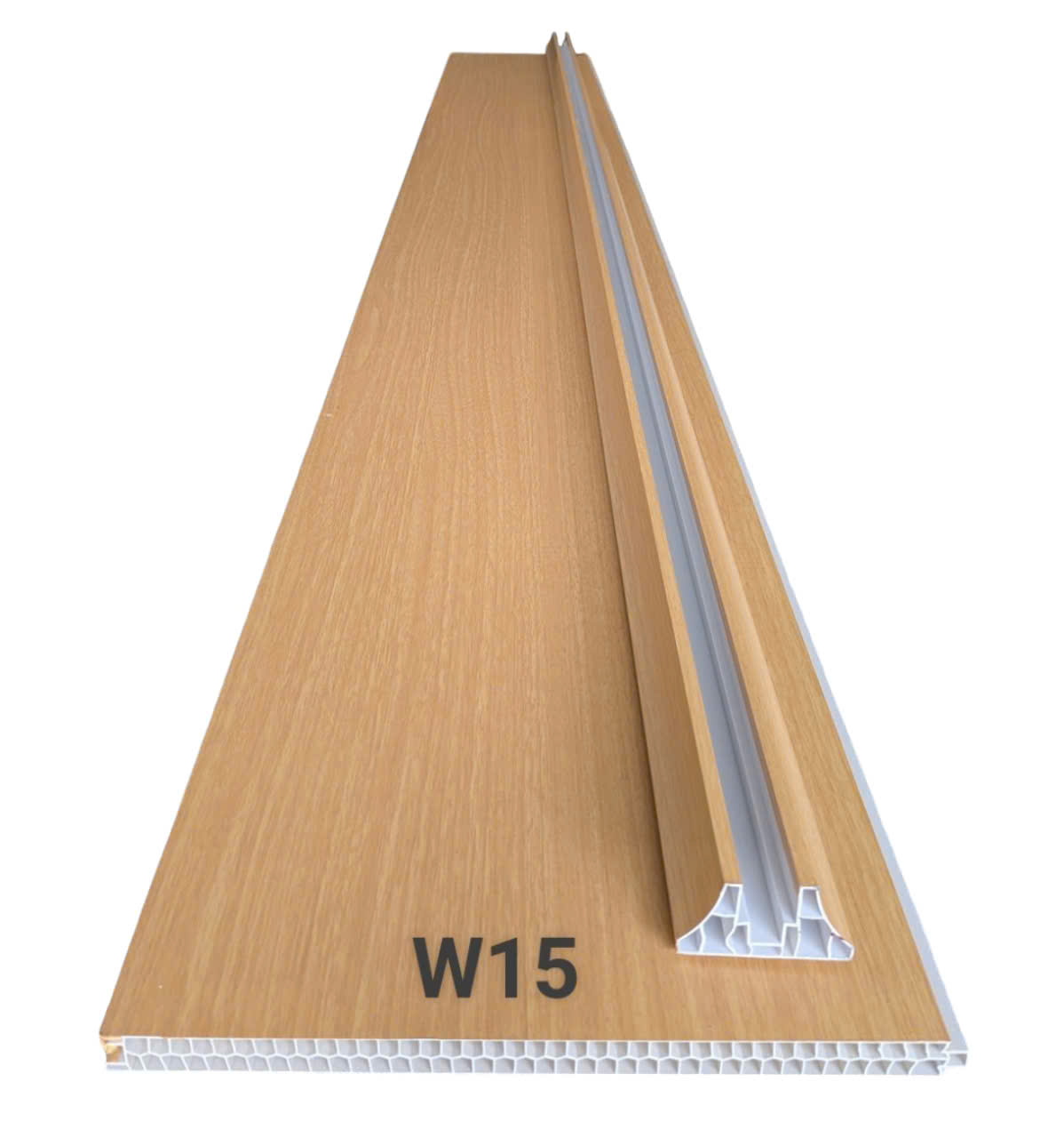 Tấm vách ngăn nhựa giả gỗ 2 mặt HRM-DIVID-HN