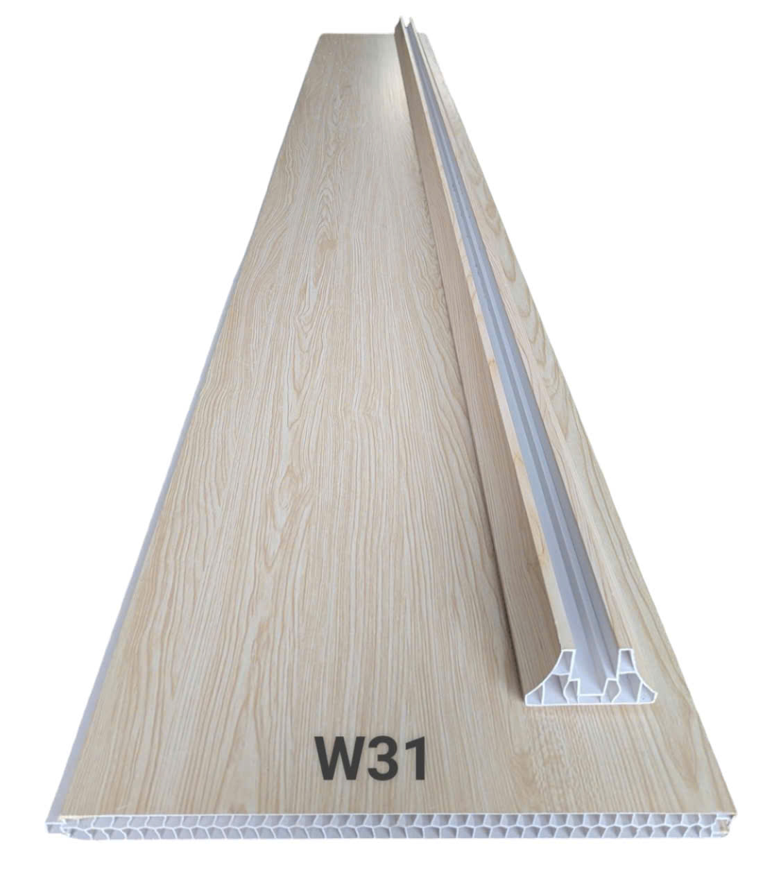 Tấm vách ngăn nhựa giả gỗ 2 mặt NT-DIVID-HM