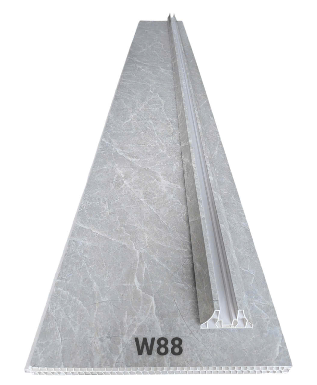 Tấm vách ngăn nhựa giả gỗ 2 mặt NT-DIVID-HM