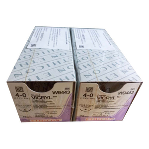 Chỉ phẫu thuật coated VICRYL số 4/0 dài 75cm, kim tam giác 16mm, 3/8C W9443