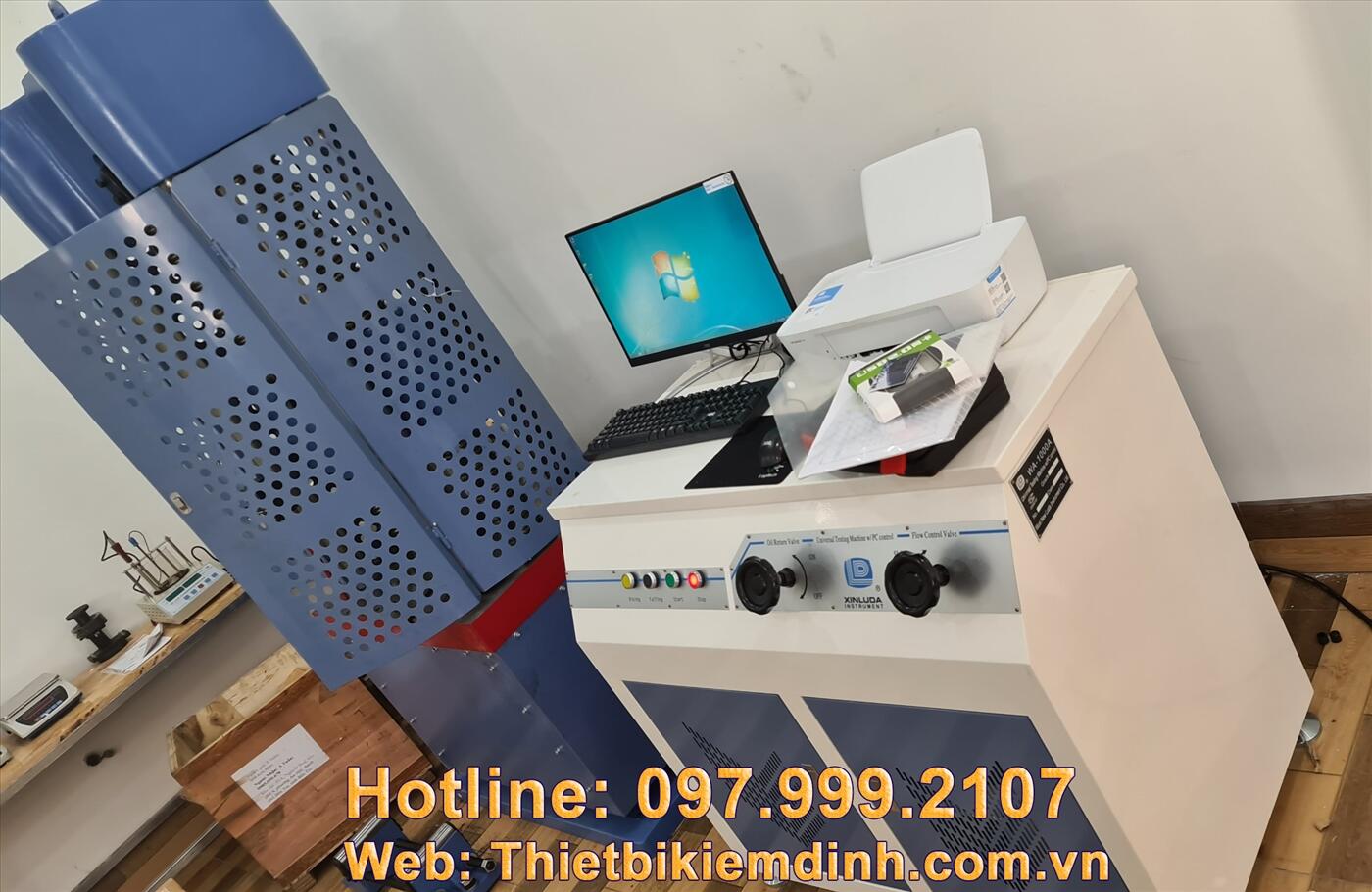 Máy kéo cáp điều khiển máy tính - Máy thử độ bền kéo nén uốn WA1000A-1