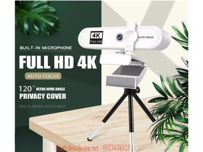 Webcam 4K dành cho giảng viên dạy học online