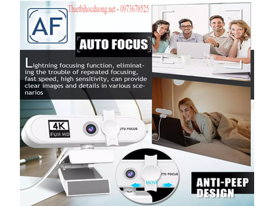 Webcam 4K dành cho giảng viên dạy học online