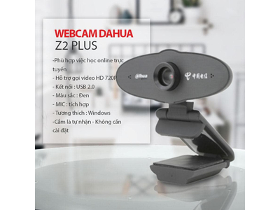Webcam học online Dahua Z2+ HD Có Mic