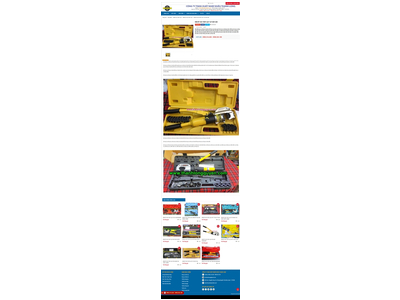 Mẫu website dụng cụ cơ khí