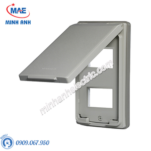 Mặt 2 thiết bị, có nắp che mưa - Model WEG7902