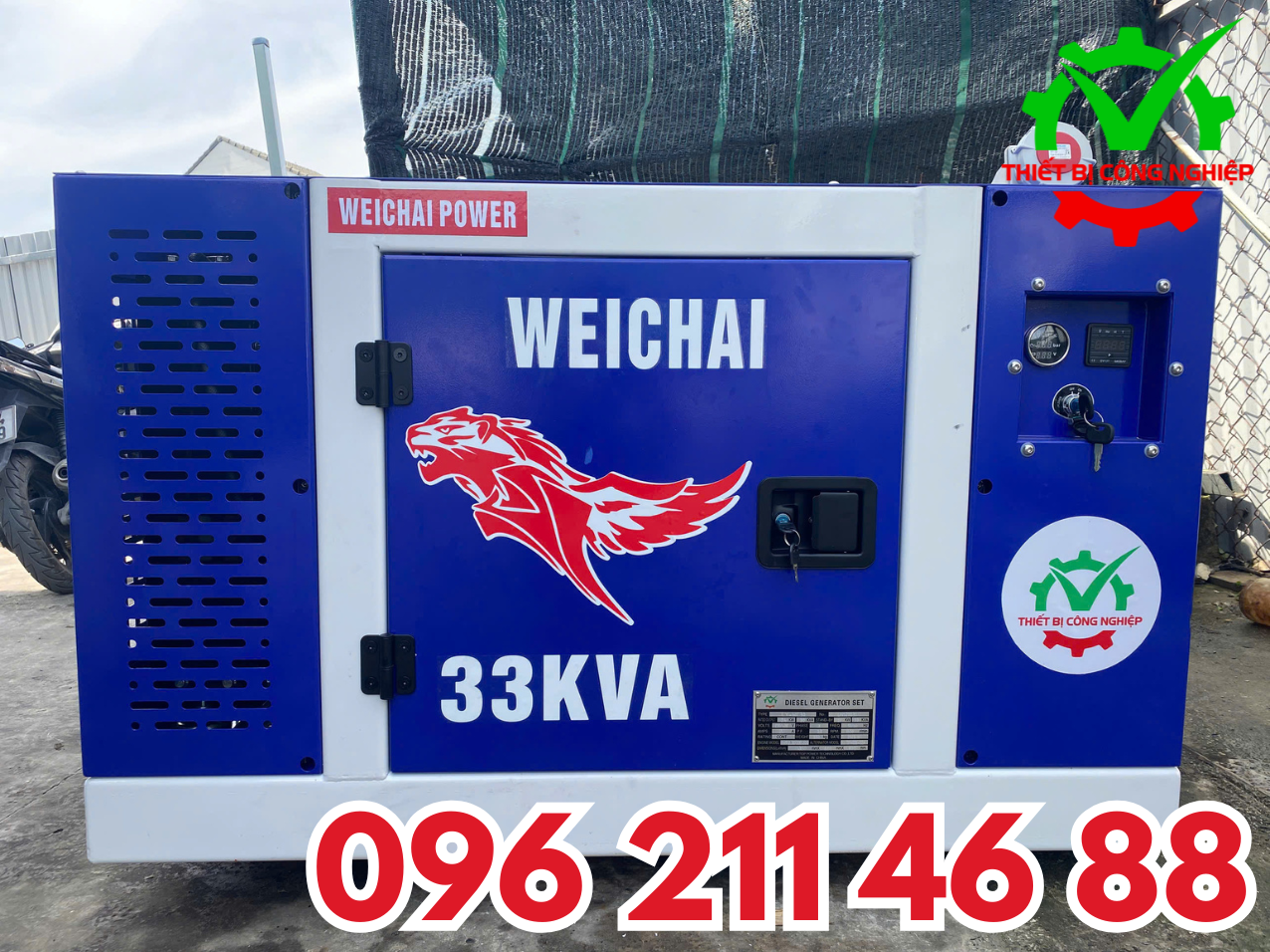 WEICHAI 33kVA GÁC CONT LẠNH – Điện ổn định, chạy đường dài yên tâm, giữ nhiệt cont chuẩn