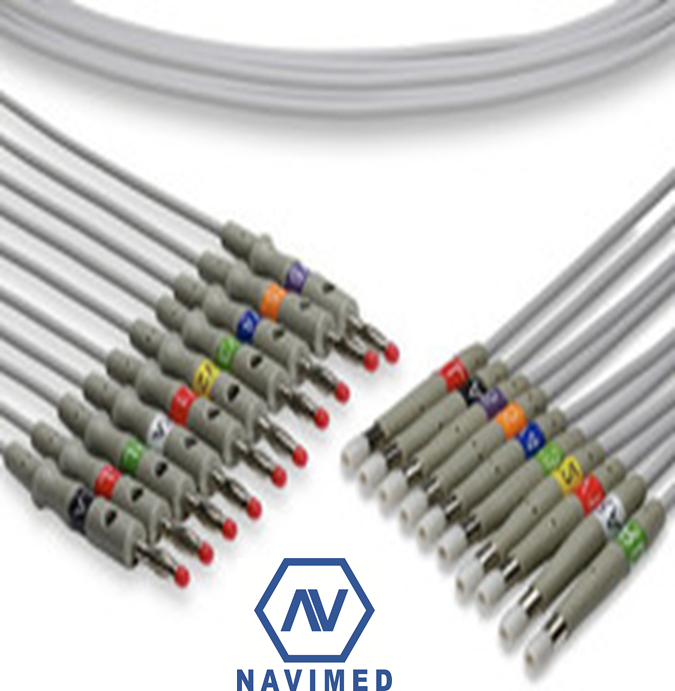Cáp EKG tương thích với Welch Allyn