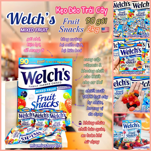 Kẹo dẻo trái cây Welch’s Fruit Snacks Mixed Fruit gói lẻ 🇺🇸