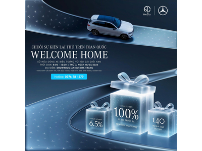 WELCOME HOME - SỞ HỮU DÒNG XE BIỂU TƯỢNG VỚI ƯU ĐÃI GIỚI HẠN TẠI AN DU NHA TRANG