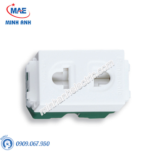 Ổ cắm đơn có màn che - Model WEV1081-7SW