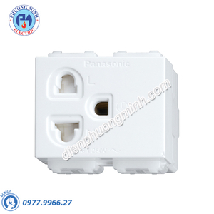 Ổ cắm đơn có màn che và dây nối đất - Model WEV1181-7SW